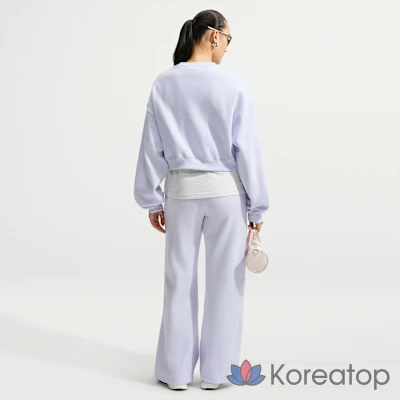 Брюки женские Nike Studio Fleece Medium Weight Mid-Rise Wide Leg Pants, фото 5