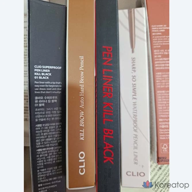 Водостойкий карандаш-лайнер Clio Sharp So Simple, 0,14 г, пепельно-коричневый, 1 шт.