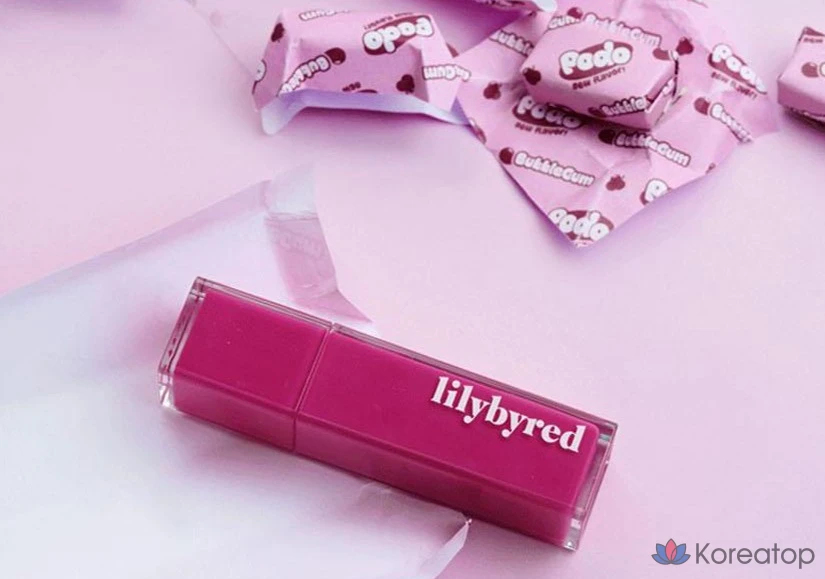 Lilybyred Angkeum Liar Coating тинт для губ AD, 13 таблеток Tingling Grape Bubble Gum, 1 шт., фото 2