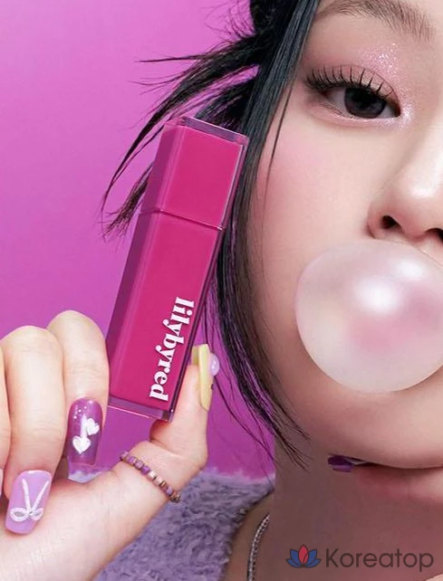 Lilybyred Angkeum Liar Coating тинт для губ AD, 13 таблеток Tingling Grape Bubble Gum, 1 шт., фото 3