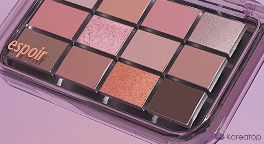 Палетка теней для век Espoir Eye Core Palette, № 1 Posh Coral, 1 шт., фото 3