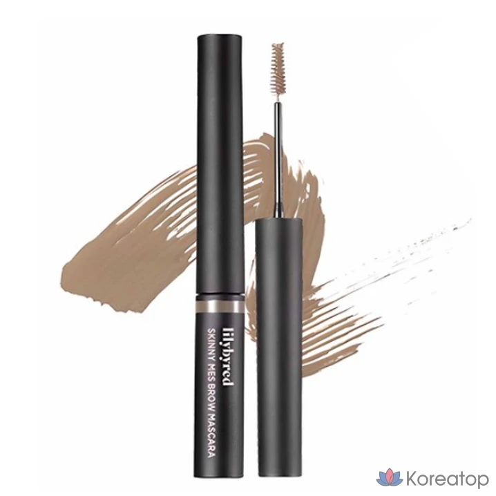 Тушь для бровей Lilybyred Skinny Mess Brow Mascara, 3,5 г, цвет № 5, серо-коричневый, 1 шт.