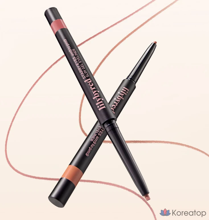 Гелевая подводка для глаз Lilybyred Stareyes Nine to Nine Slim, 0,14 г, оттенок 07 Cold Rose, 1 шт., фото 4