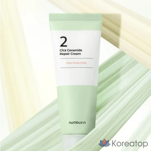 Крем для глубокого ухода за кожей Numbers In No. 2 Cicamide Barrier Deep Pair Cream, 60 мл, 1 шт.