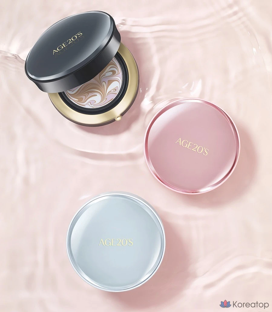 Увлажняющая тональная основа Signature Essence Cover Foundation Pact Master Moisture Foundation в футляре + сменный блок 14 г, 2 шт., № 21, 1 шт., фото 10