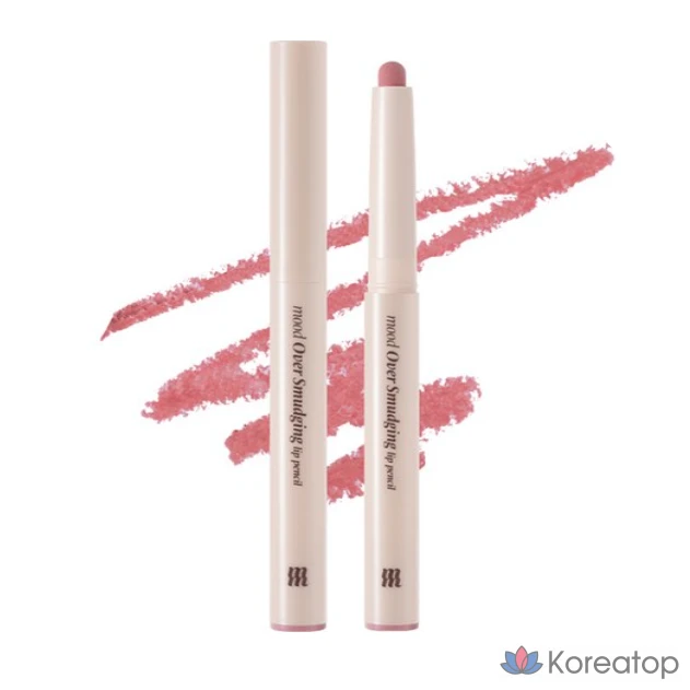 Карандаш для губ Mudgymood Over Smudging, 0,9 г, МЛ2, НЕЖНО-РОЗОВЫЙ, 1 шт
