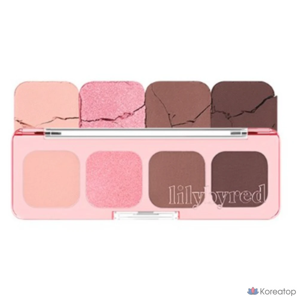 Палетка теней Lilybyred Mood It Palette AD 3,2 г, оттенок #CherryShit/Neutral, 1 шт.