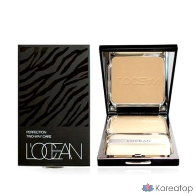 Торт L'OCEAN Perfection Two-Way Cake 12 г, № 33, СЕКСИ БЕЖЕВЫЙ, 1 шт.