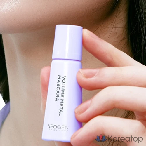 Набор туши для ресниц Neogen Dermalogy Volume Metal Mascara Special Set (основной продукт + сменный блок), черный, 1 шт.