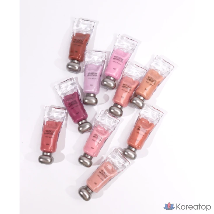 Румяна Rainbow Mansion Object Blushes '№ 1-5', увлажняющие, придающие объем и сияние 3D-румяна, 1 шт., 04_Salty