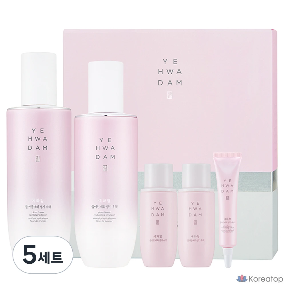 Набор The Face Shop Yehwadam Plum Blossom Vitality из 2 предметов (5 комплектов)
