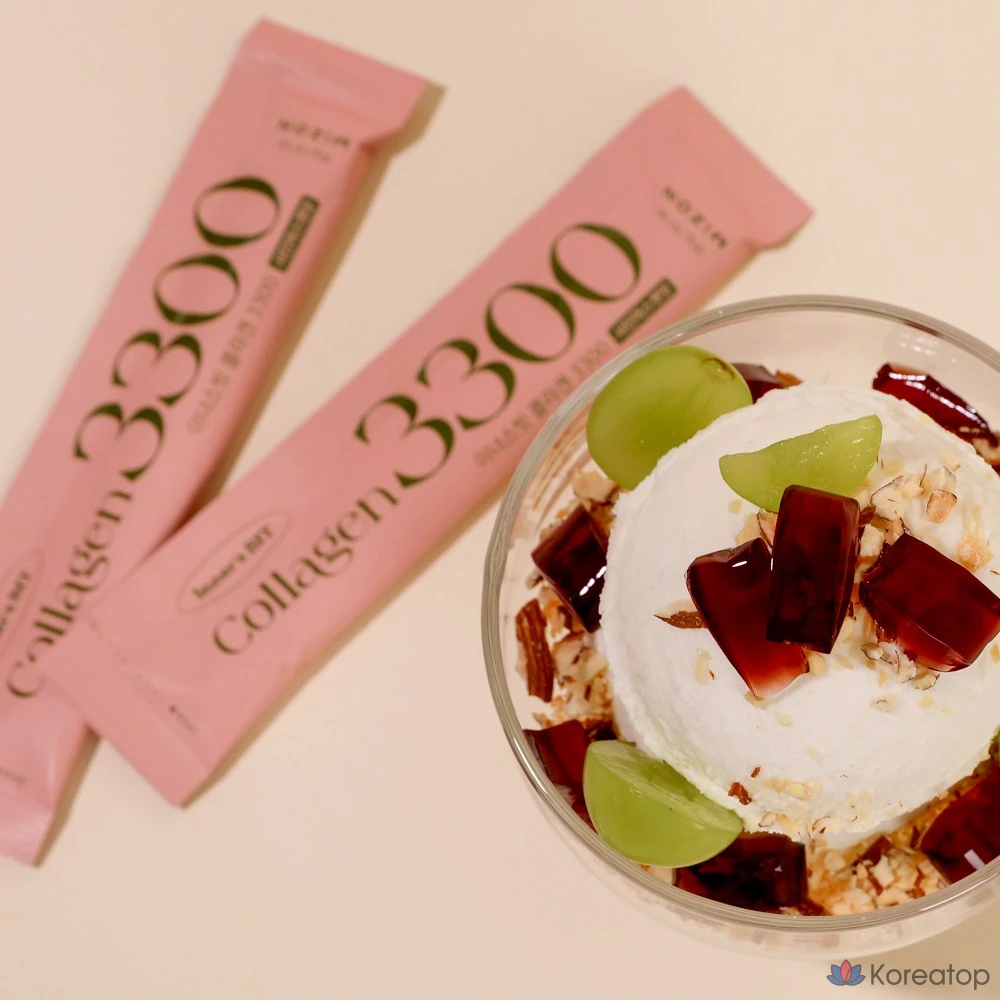 Mizon Innersvit Premium Plant-Based Vegan Edible Collagen Jelly Stick 3300mg, 14 пакетиков, 6 коробок, 280 г, фото 4