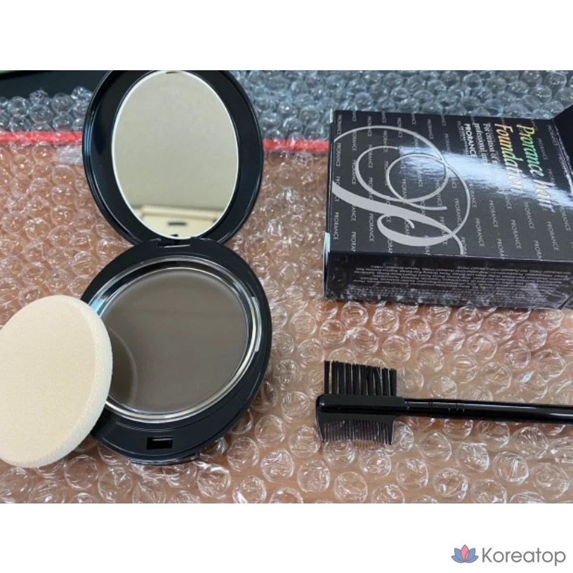 Тональный крем-кушон Prorance для седых волос, тушь для седых волос, частично седых волос, черных волос, тональный крем для волос - черный, 1 шт., фото 3