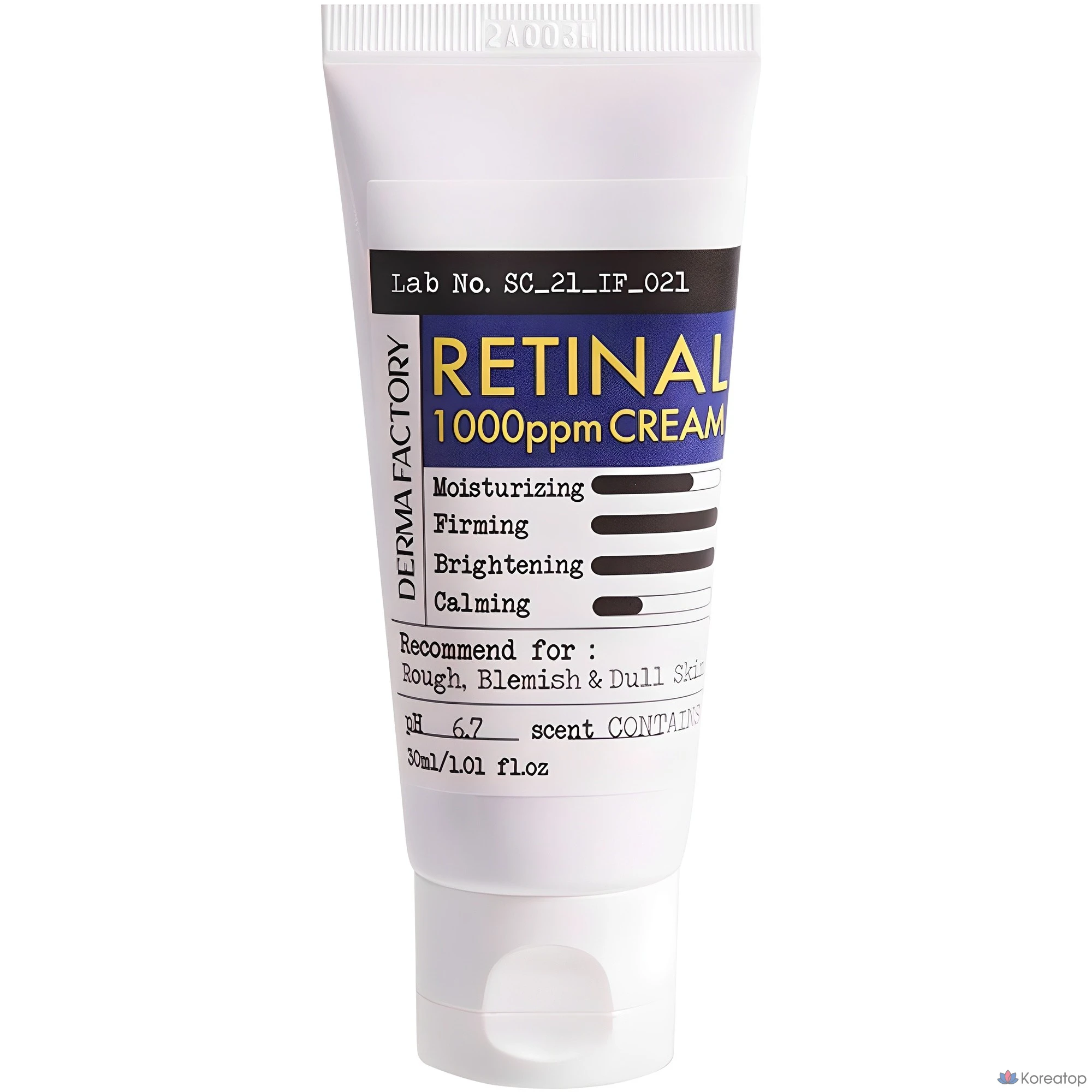 Ночной крем Derma Factory Retinal 1000 ppm, 30 мл, 1 шт.