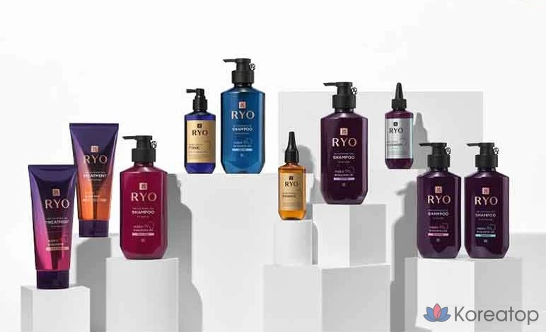 Шампунь Ryo Yangyunmo 9EX для лечения выпадения волос на чувствительной коже головы, 400 мл, 1 шт.