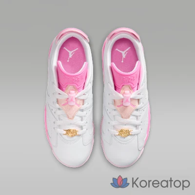 Кроссовки детские Jordan Air Jordan 6 Retro Low, China Rose, фото 4