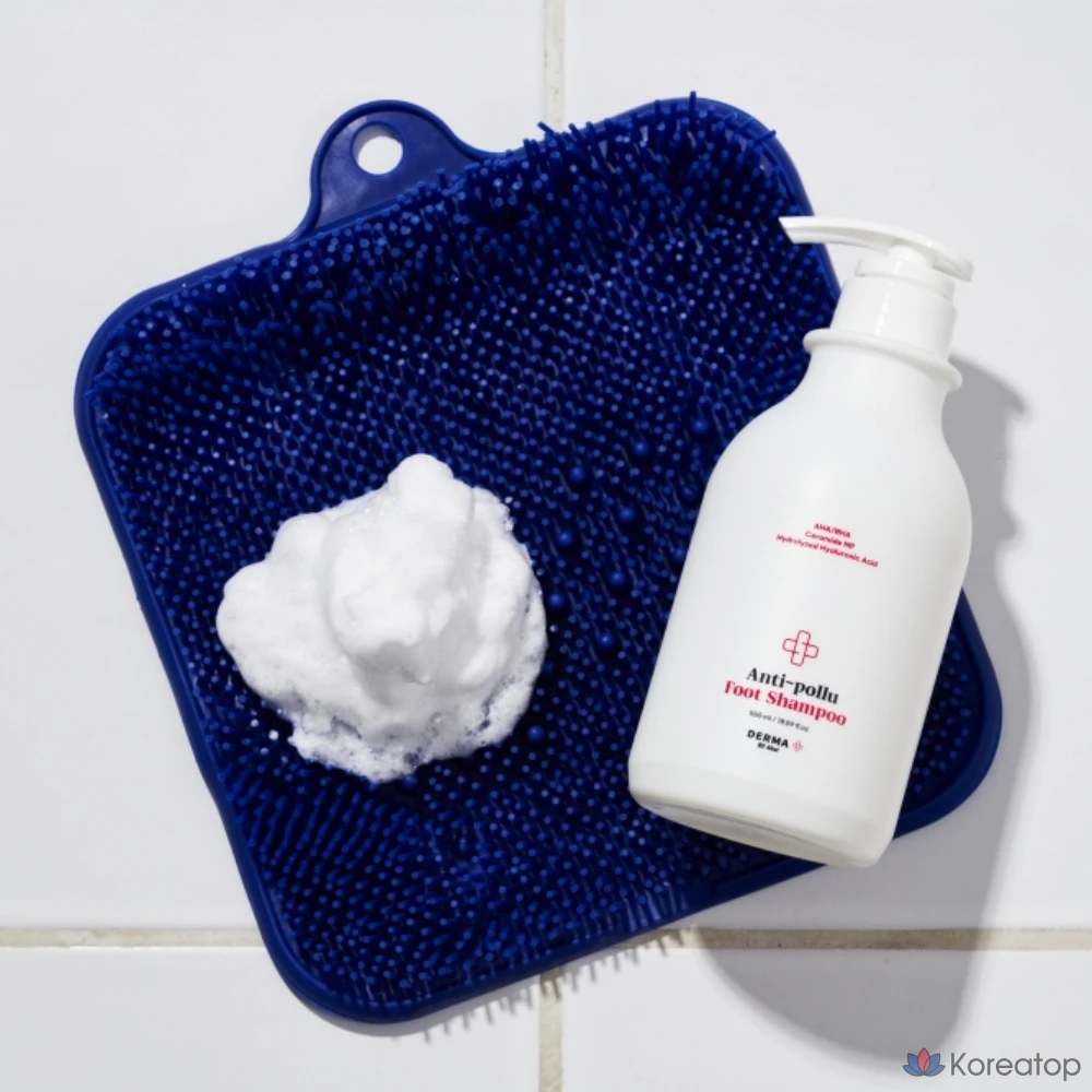 Шампунь для ног Akei Derma+ против загрязнения воздуха, 1 упаковка, 12 флаконов, 550 мл, фото 3