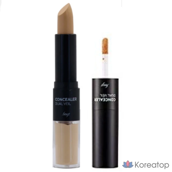 Консилер The Face Shop FMGT Dual Veil Concealer EX (4,3 г + 3,5 г), 1 шт., № 201