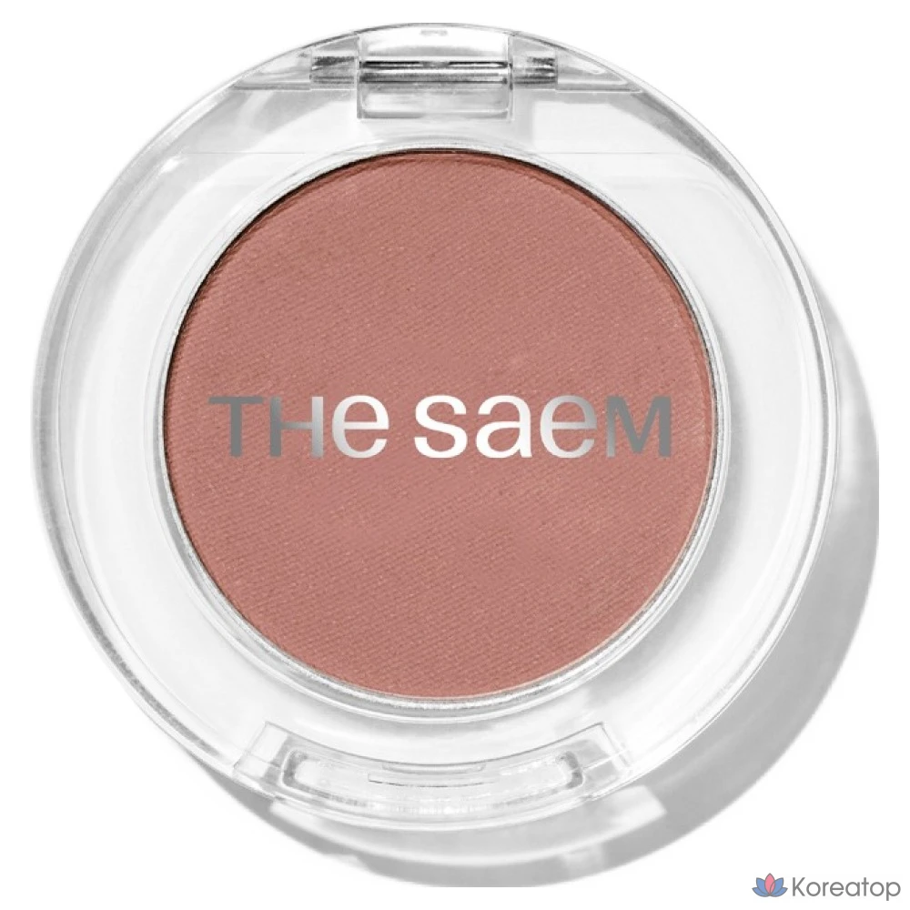 Матовые тени для век The Saem Sammul Single Shadow, CR02, персиковый оттенок с эффектом росы, 1 шт.