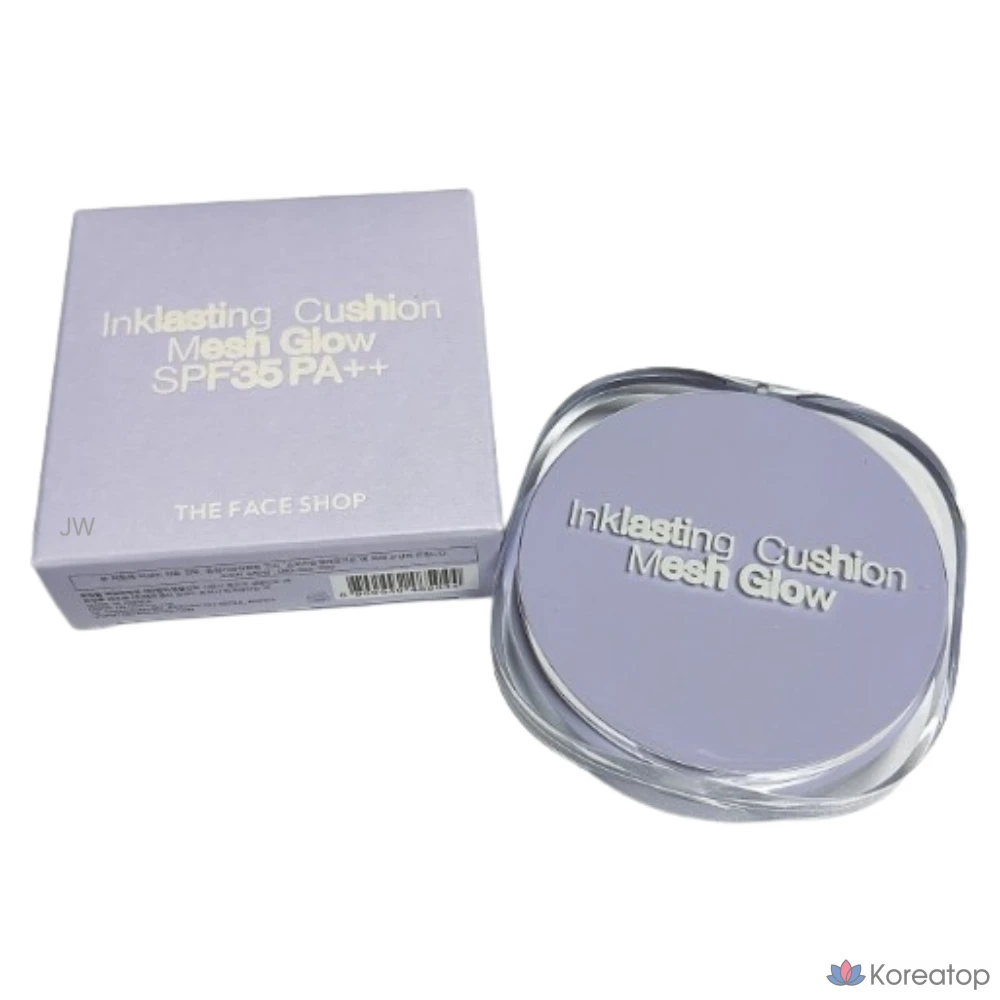 The Face Shop Ink Lasting Cushion Mesh Glow 12g, V201 (Ivory), 1 шт.
