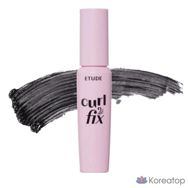 Тушь для ресниц Etude NEW Curl Fix Mascara, 8 г, 01 черная, 1 шт.