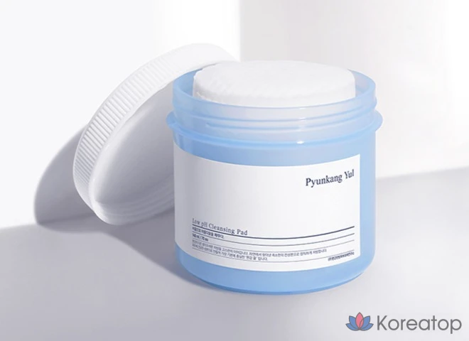 Очищающие подушечки для лица Pyungangyul с мягкой кислотой, 70 листов, 1 упаковка.