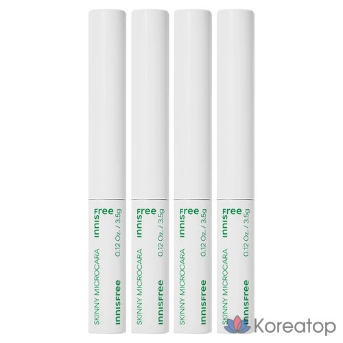 Тушь для ресниц Innisfree Skinny Mascara Zero, 3,5 г, черный цвет, 1 шт.