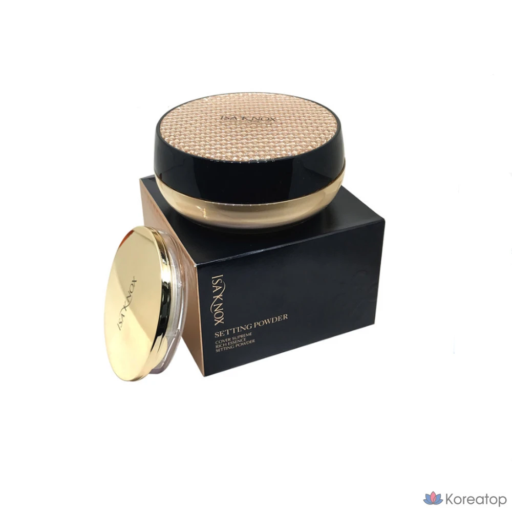 Пудра для фиксации макияжа Isa Knox Cover Supreme Rich Essence Setting Powder 30 г, № 23 Natural Beige, 1 шт.