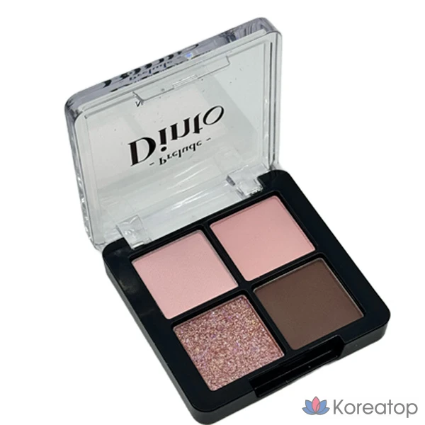 Палетка румян Prilude Dinto Nostalgia Eye Palette, 4 цвета, 4 г, 1 шт.