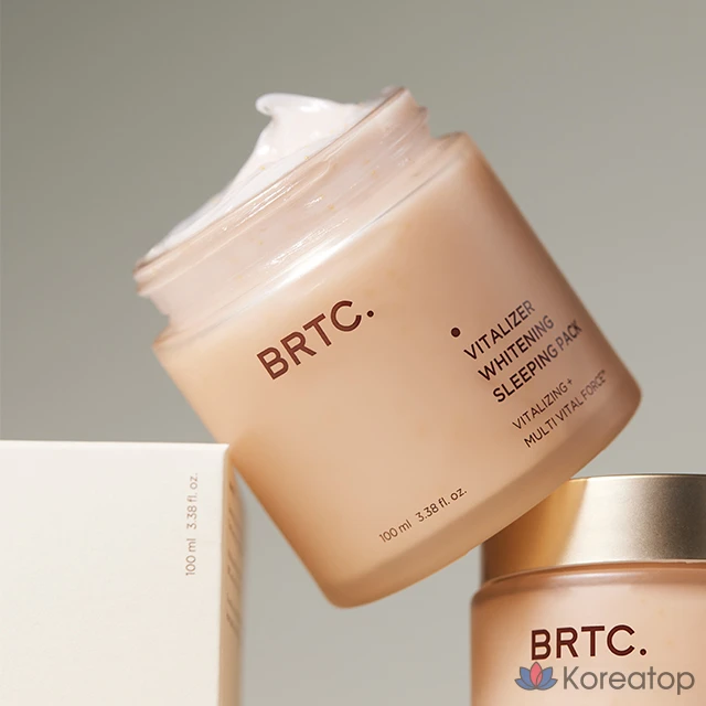 Отбеливающая ночная маска для лица BRTC Vitalizer, 100 мл, 1 упаковка