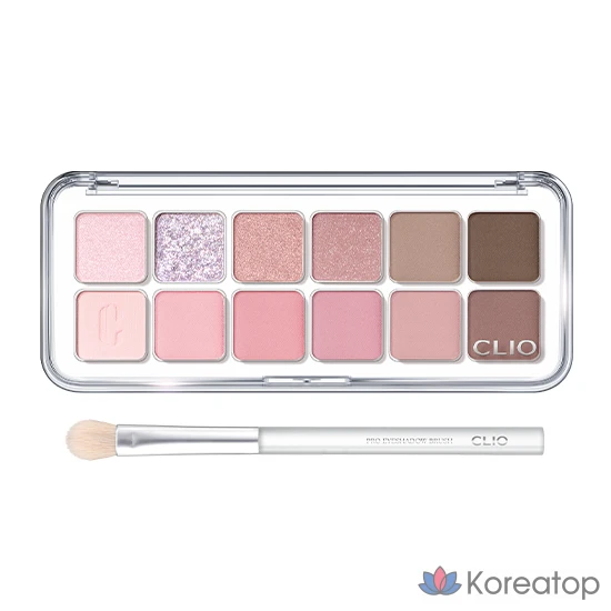 Палетка теней Clio Pro Eye Palette Air, оттенок 004 Pink Pairing, 1 шт.