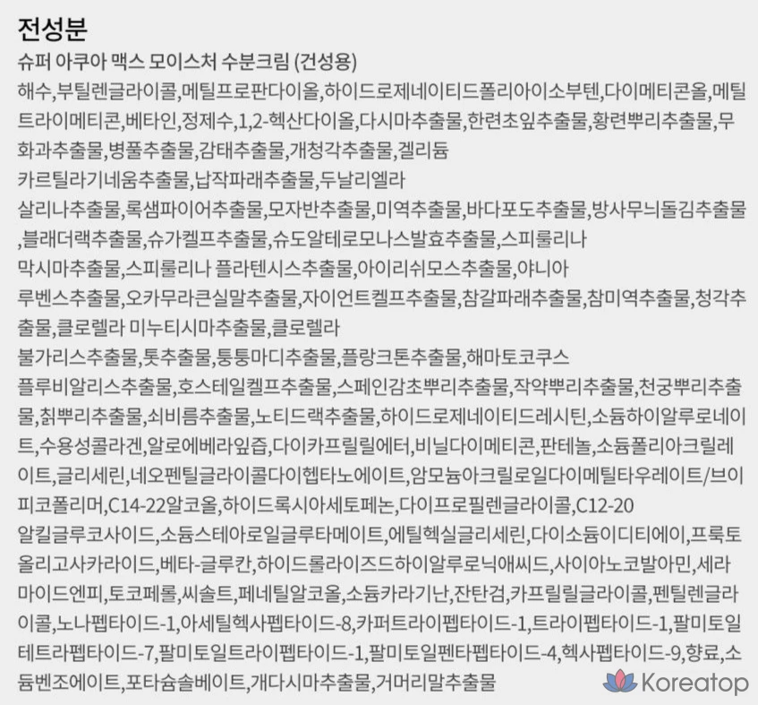 Увлажняющий крем Nature Republic Super Aqua Max для сухой кожи, 80 мл, 1 шт.