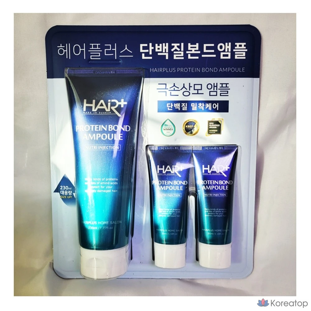 Hair Plus Protein Bond Ampoule 300 мл: питательная эссенция для сильно поврежденных волос, фото 2