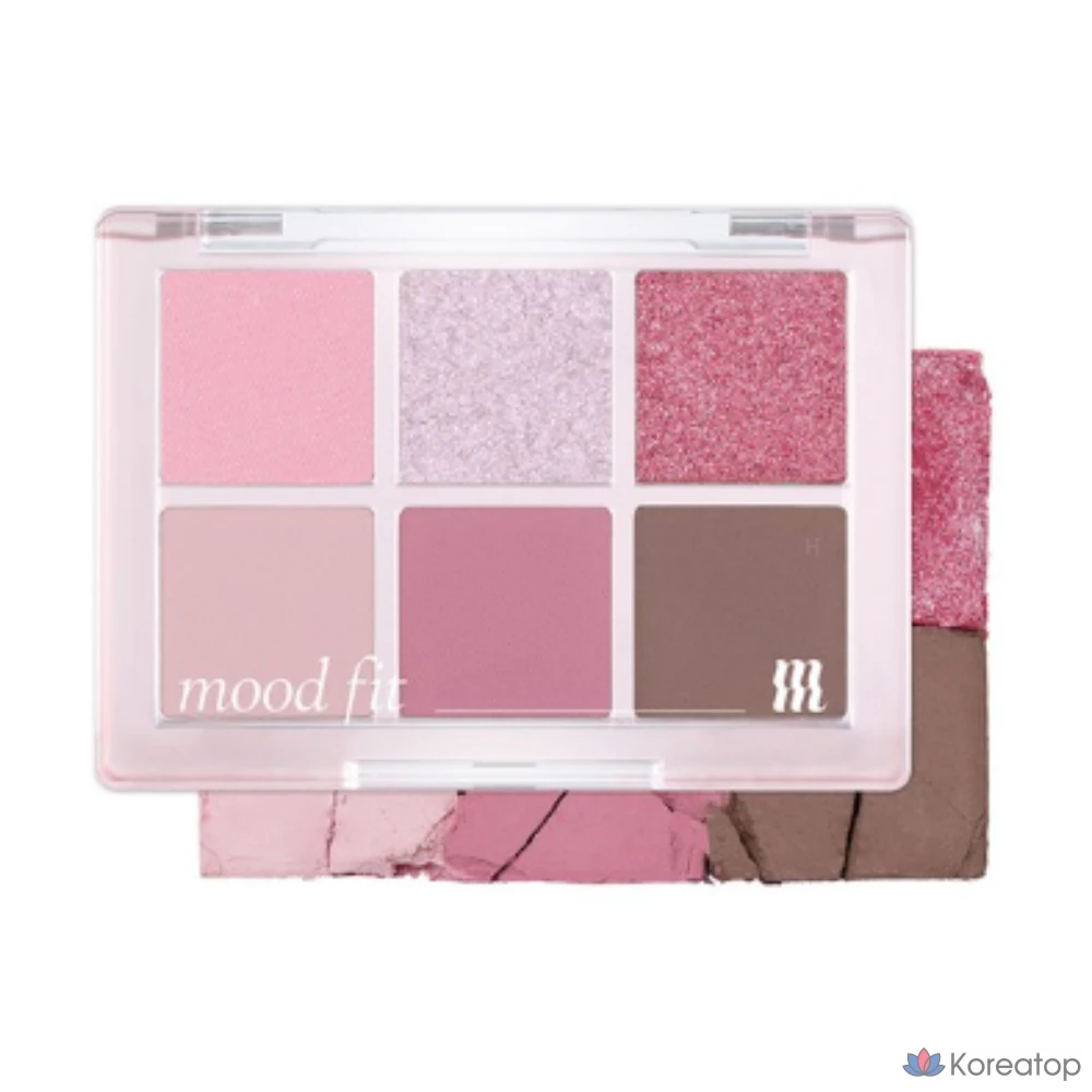 Палетка теней MERZY New Mood Fit, 5,4 г, NM2, оттенок Shivering Icy, 1 шт.