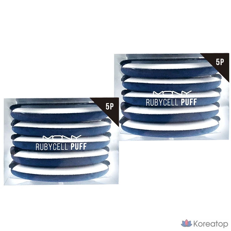 Набор Mqny New York Rubycell Puff, 5 шт., 10 штук в упаковке.