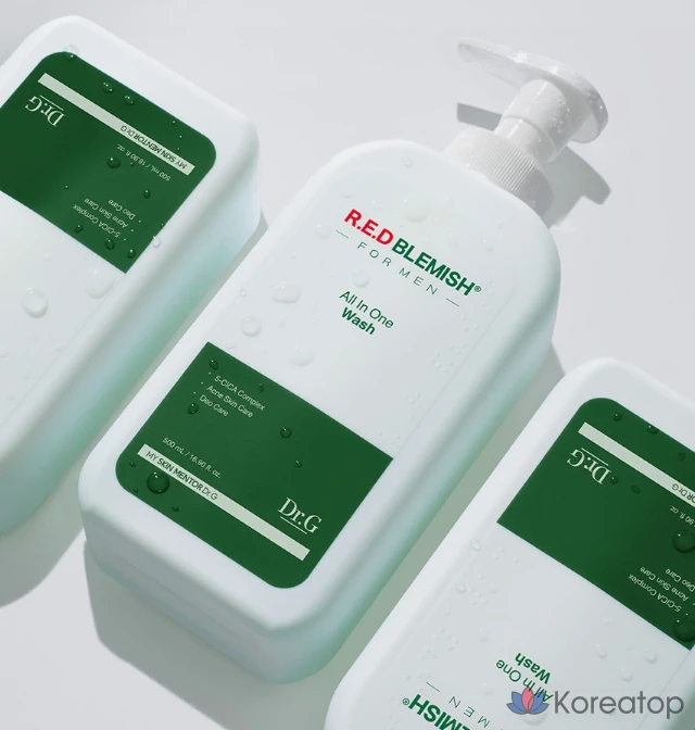 Гель для душа Dr.G Red Blemish for Men All-in-One, 500 мл, 1 шт.