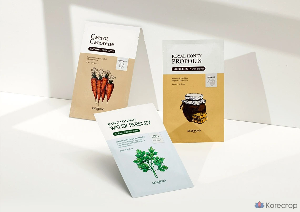 Тканевая маска для лица Skinfood Royal Honey Propolis Enrich, 30 мл, 1 упаковка, 50 листов., фото 6