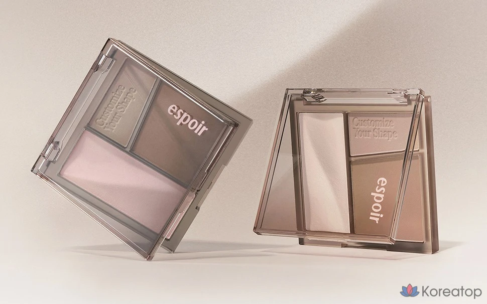 Палетка для контурирования Espoir Tone Pairing Contour Palette 10 г, № 2, холодный серый, 1 шт.