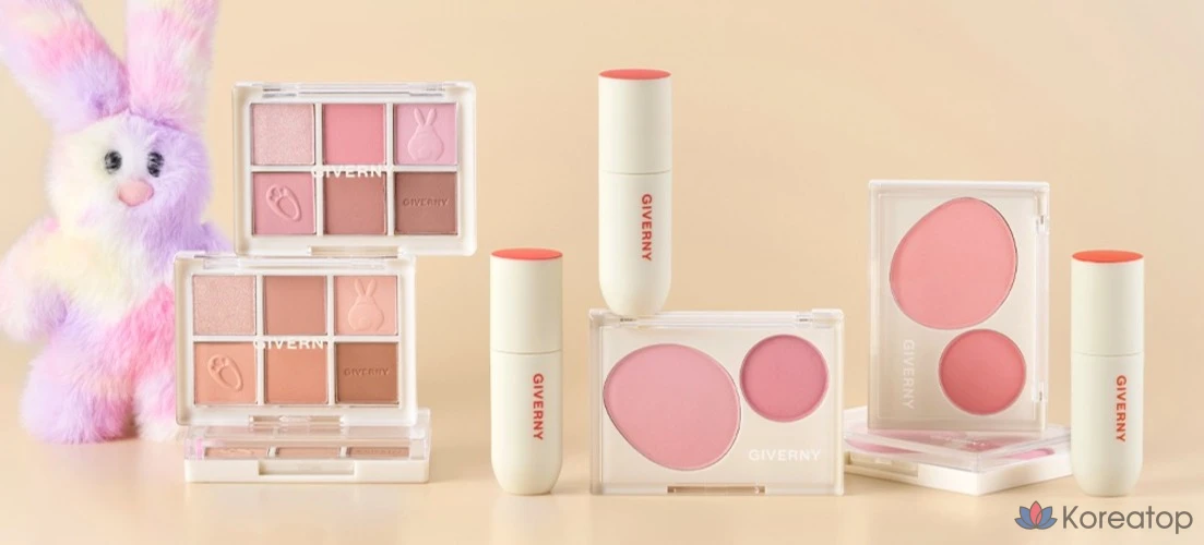 Румяна Giverny Fluffy Dual Blusher 7,4 г, оттенок 01 