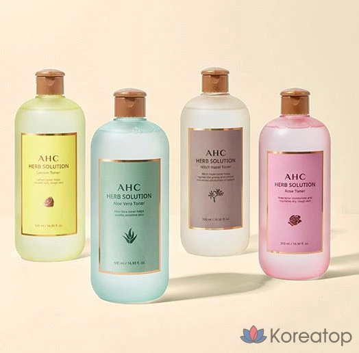 Тоник AHC Herb Solution с экстрактом гамамелиса, 500 мл, 1 шт.