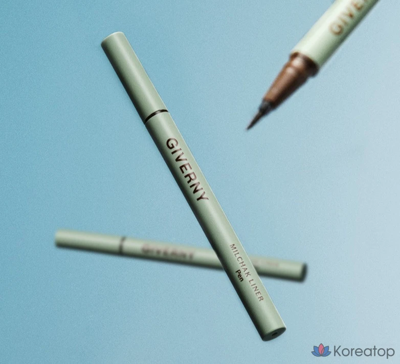 Линер Giverny Close-Fitting Pen Liner, 0,6 г, № 02, черно-коричневый, 1 шт., фото 2