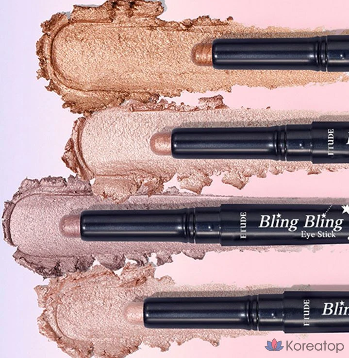 Тени-карандаш для век Etude House Bling Bling Eye Stick Shadow, № 18, оттенок Sky End Moon Star, 1 шт., фото 3