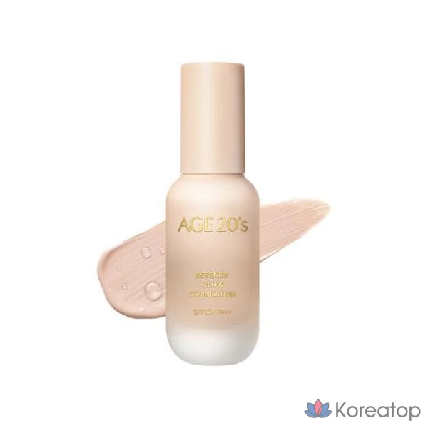 Тональный крем Age 20's Essence Glow Foundation, 30 мл, № 21, светло-бежевый, 1 шт.