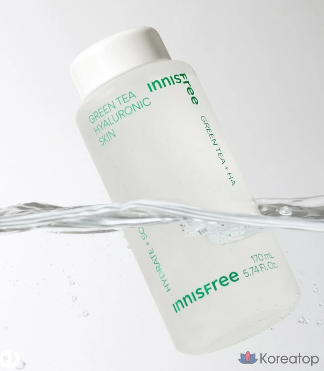 Набор средств по уходу за кожей Innisfree с зеленым чаем и гиалуроновой кислотой, 3 комплекта., фото 6