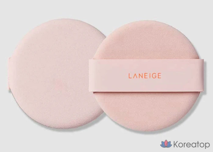 Тональный крем Laneige Neo Glow Cushion Foundation, основной продукт 15 г + сменный блок 15 г, оттенок 23N1 Sand, 1 шт., фото 6