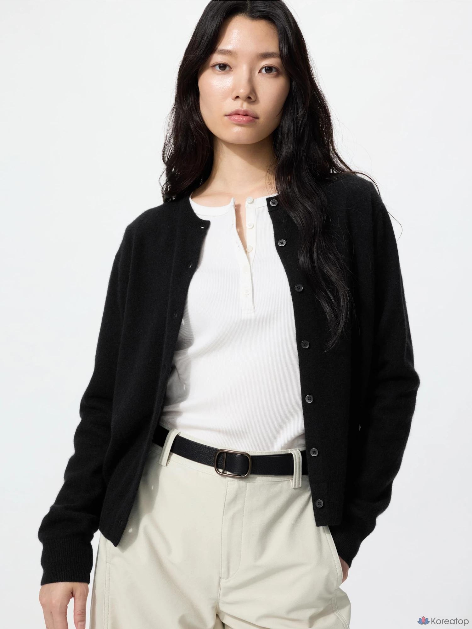 Кардиган Uniqlo Cashmere Crew Neck Cardigan