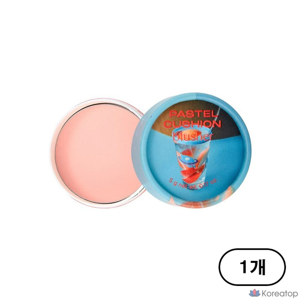 Румяна-кушон The Face Shop Pastel Cushion Blusher, 5 г, № 06 Peach Shower, 1 шт.