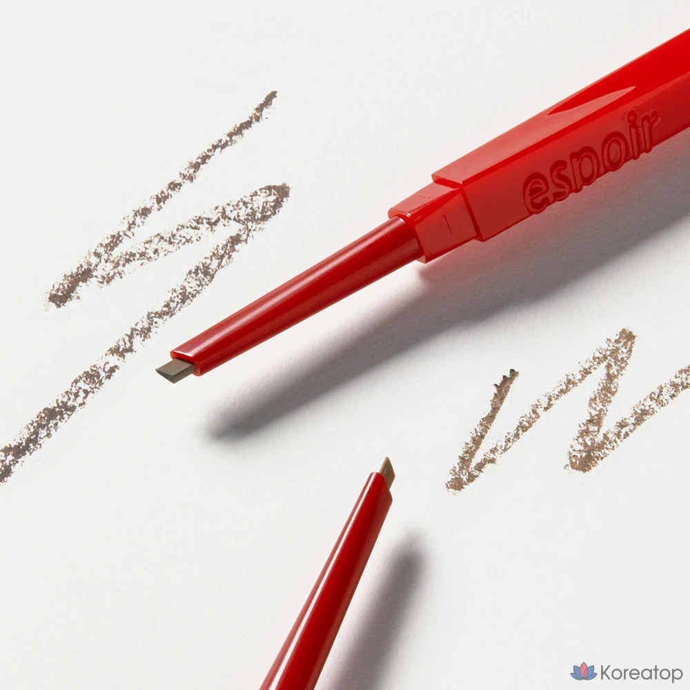 Карандаш для бровей Espoir The Brow Balance Pencil, 0,1 г, № 3, мягкий коричневый, 1 шт., фото 4