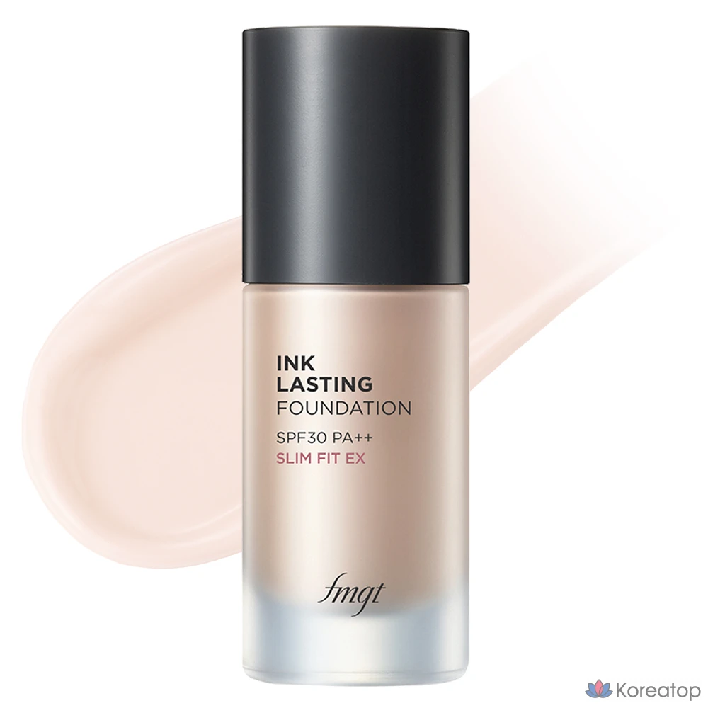 Тональный крем The Face Shop Ink Lasting Foundation Slim Fit EX, 30 мл, 1 шт., V103 Pure Beige