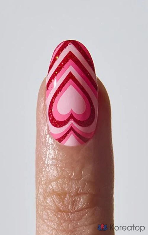 Гель-лак для ногтей Ohora Gel Nail Strip, N Love Puff, 1 шт., фото 6